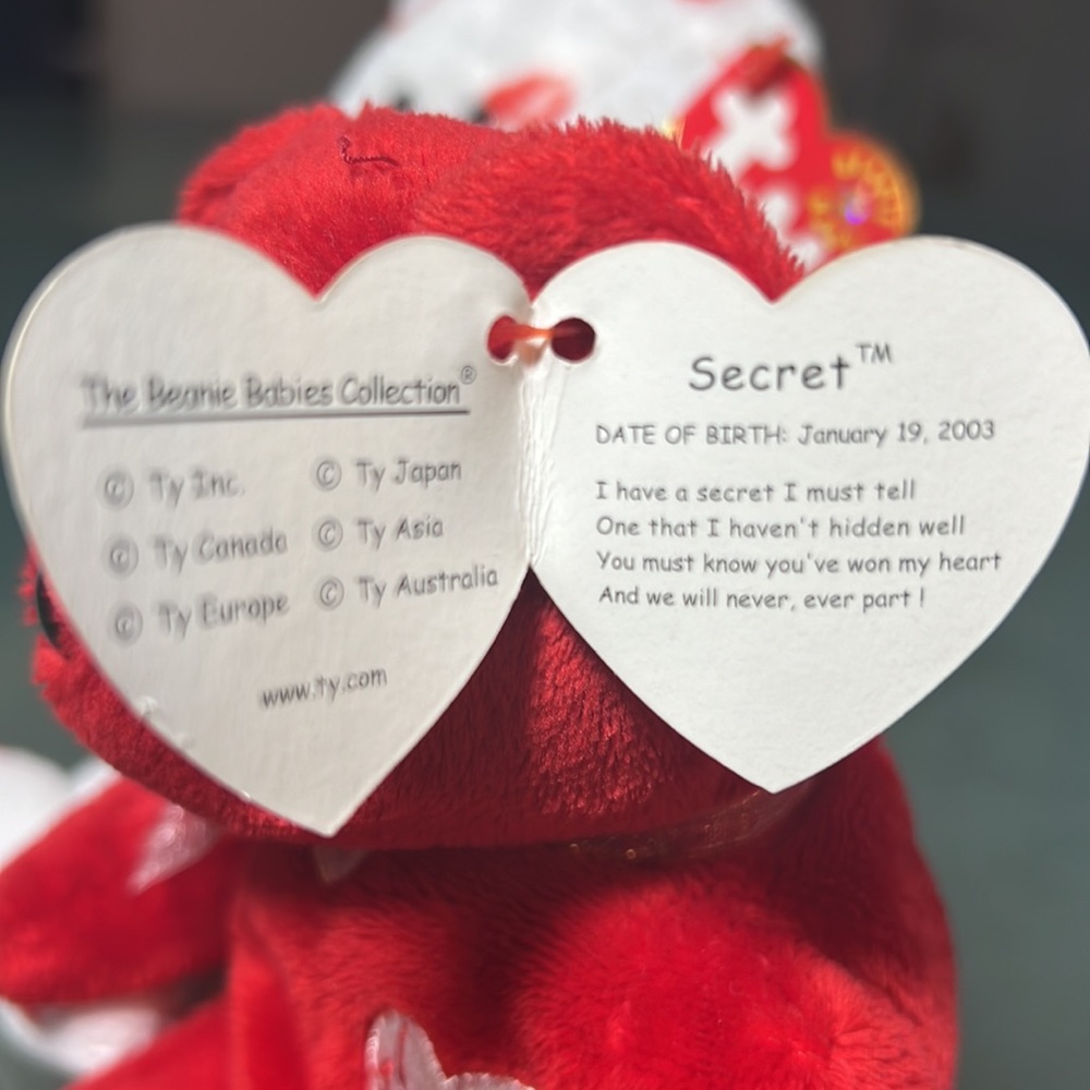 Ty Beanie Babies - Smooch & Secret - Picture 3 of 4